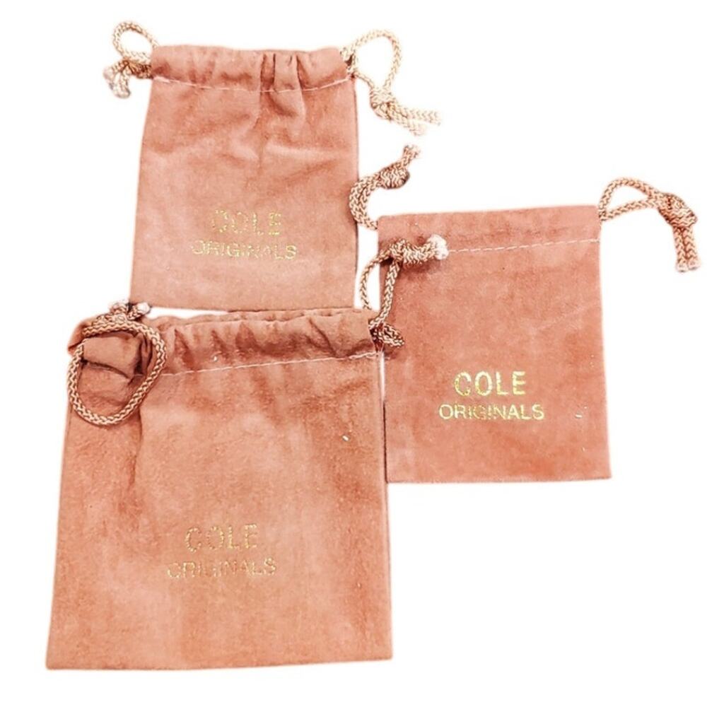 COLE Originals Jewelry Bag Pink Suede Sarasota Florida Jewelry